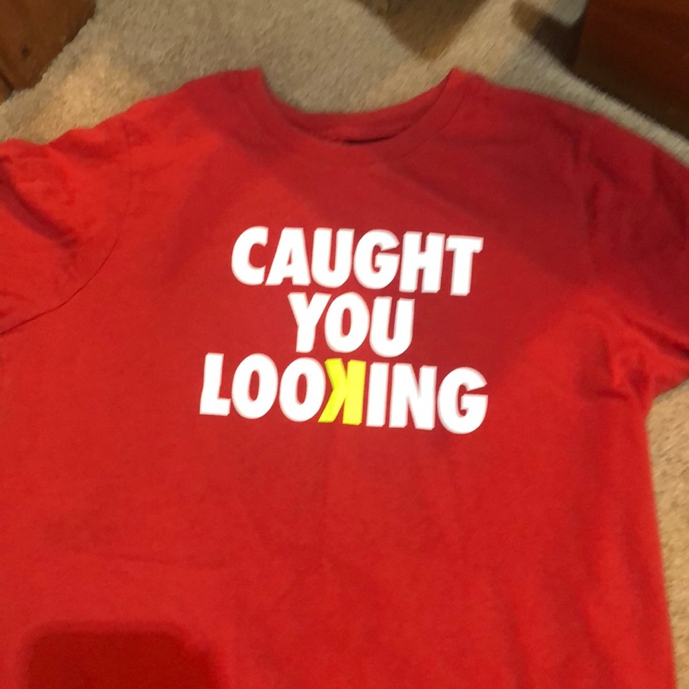 caught you looking nike boys tee